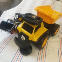 کمپرسی پلاستیکی زرد ویک عد لودر پلاستیکی|اسباب‌‌بازی|تهران, زرکش|دیوار