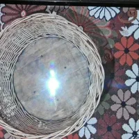 سبد حصیری|صنایع دستی و سایر لوازم تزئینی|قم, قلعه کامکار|دیوار