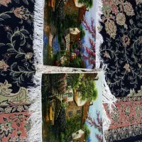 دوتخته تابلو فرش دستبافت نو|تابلو فرش|سنندج, |دیوار