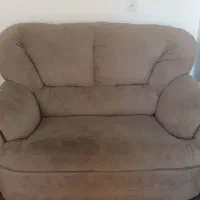 مبل 5نفره رنگ طوسی|مبلمان خانگی و میز عسلی|صدرا-فارس, فاز ۱|دیوار