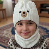 کلاه و شال بچگانه درجه یک عمده و تک