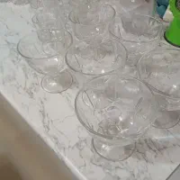 ظروف اشپزخانه و سرو فنجان و بستنی خوری و قندان