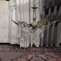 دو عدد لوستر برنجی