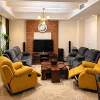 مبل ۷نفره دارای دوعددمبل مکانیزم دارریلکسی