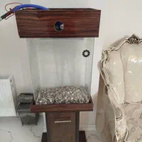 آکواریوم با کمد و لوازم