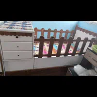 کمد و تخت کودک و نوجوان مدل کلبه|تخت و صندلی بچه|مشهد, جاهد شهر|دیوار