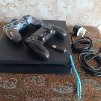 PS4 اسلیم +یک دسته اضافه+فلش+بازی|کنسول، بازی ویدئویی و آنلاین|شهرکرد, |دیوار