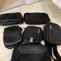 تعدادی کیف دوشی چرم مردانه