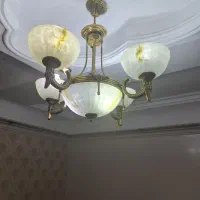 دوعدد لوستر برنز اصل و قدیمی