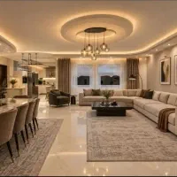 102متر/دوخواب/پونک کمالی لابی دار/طبقه اخر