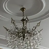 لوستر ۸ شاخه برنزی|لوستر و چراغ آویز|قرچک, زیبا شهر|دیوار