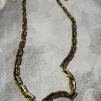 گردنبند استیل طلایی زیبا و اصلی