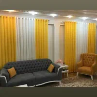 ترکیب پرده های ساده رنگ های متفاوت