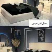 تخت خواب مینیمال فندی|تخت و سرویس خواب|اهواز, کمپلو جنوبی|دیوار