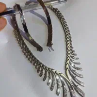 گردنبند طلا سفید