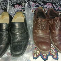 دوتا کفش مردانه سایز۴۰چرم بدون پارگی وزدگی|کیف، کفش، کمربند|ماهدشت, |دیوار