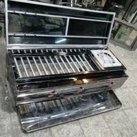 منقل استیل گازی و پلو پز دار ابراهیمی