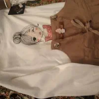 لباس دخترانه مجلسی ۶ ۷ سال|کفش و لباس بچه|رباط‌کریم, رباط‌کریم|دیوار