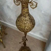 ساعت زمینی و گلدان برنز|ساعت دیواری و تزئینی|تبریز, |دیوار