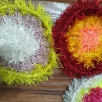 اسکاج دست بافت در طرح های متنوع|لوازم نظافت|گوراب زرمیخ, |دیوار