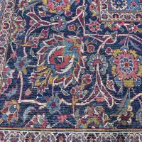 فرش دستبافت 19متری کهنه ذات کاشان زمینه لاکی|فرش|مشهد, فلسطین|دیوار