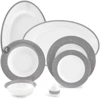 سرویس چینی زرین ۱۸ نفره|ظروف سرو و پذیرایی|تربت‌حیدریه, باغ ملی|دیوار