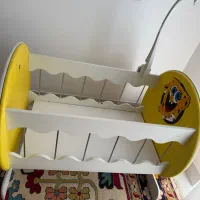 فروش گهواره تمام ام دی اف با طرح باب اسفنجی|اسباب و اثاث بچه|داراب, |دیوار