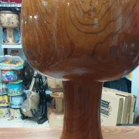 تمبک شیرانی چوب زبون گنجشک|سازهای سنتی|اصفهان, باغ نگاره|دیوار