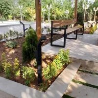 محوطه سازی مدرن سازه لوازم پارکی الاچیق وروشنایی|خدمات پیشه و مهارت|سرخرود, |دیوار