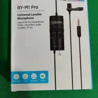میکروفون یقه ای سیم دار Boya M1 Pro کاملا در حد نو
