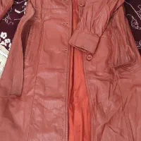 دو عدد کت چرم بلند زنانه