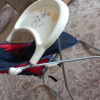 کالسکه چیکو و صندلی غذا کودک در حد ۷و۸بار استفاده|کالسکه و لوازم جانبی|ساوه, |دیوار