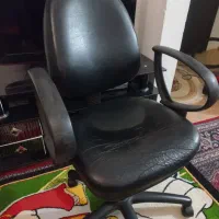 فروش صندلی چرم گردون جک دار...|صندلی و نیمکت|سهند, |دیوار