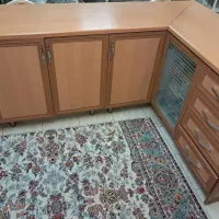 فروش کابینت در حد با هود سالم و سینک مناسب|جاکفشی، کمد، دراور|کرج, برغان|دیوار