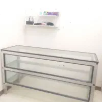 ویترین تمام آلومینیوم و شیشه سالم قابل شستشو