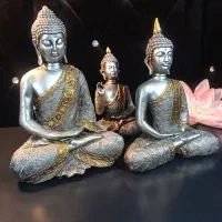 مجسمه بودا پلی استری رنگ ثابت|مجسمه، تندیس، ماکت|چهارباغ, |دیوار