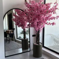 درختچه مصنوعی گل و گیاه سبز دکور ساختمان فضای سبز