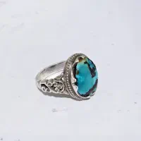 انگشتره نگین فیروزه|جواهرات|لنگرود, |دیوار