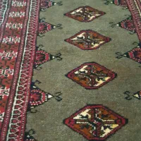 قالیچه دستباف طرح ترکمن|فرش|تهران, هرندی|دیوار