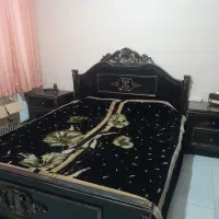 تخت ۲ نفره کنسول و اینه و پاتختی
