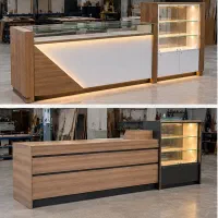 میز ویترین و کانتر فروشگاهی مدرن/تولیدی جورچین