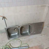 کابینت دست دوم با هود و سینک|مصالح و تجهیزات ساختمان|تهران, شهرک محلاتی|دیوار