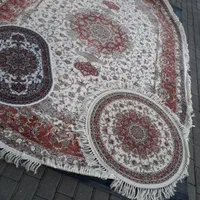 فرش اولیا دایره ۴متر ۲×۲سایز  بزرگ ۱۰۰۰شانه تارا|فرش|تبریز, |دیوار