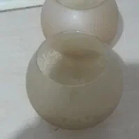 دو عدد شیشه لوستر سالم