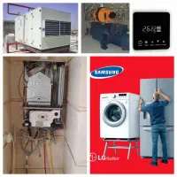 نصاب کولر تغییر فصل تعمیر موتور کلید هواساز چیلر