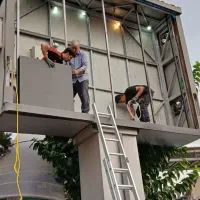 ویدیووال‌ابعاد۴در۳،تابلوسازی،تابلو روان،تلویزیون|فروشگاه و مغازه|تهران, نیروی هوایی (پیروزی)|دیوار