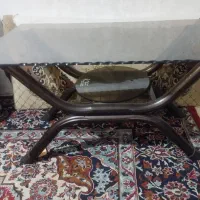 میز عسلی شیشه ای اداری