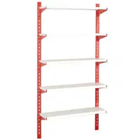 قفسه سفید قرمز