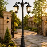 چراغ باغی،حیاطی  فلزی