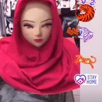 مقنعه کرپ حریراسود